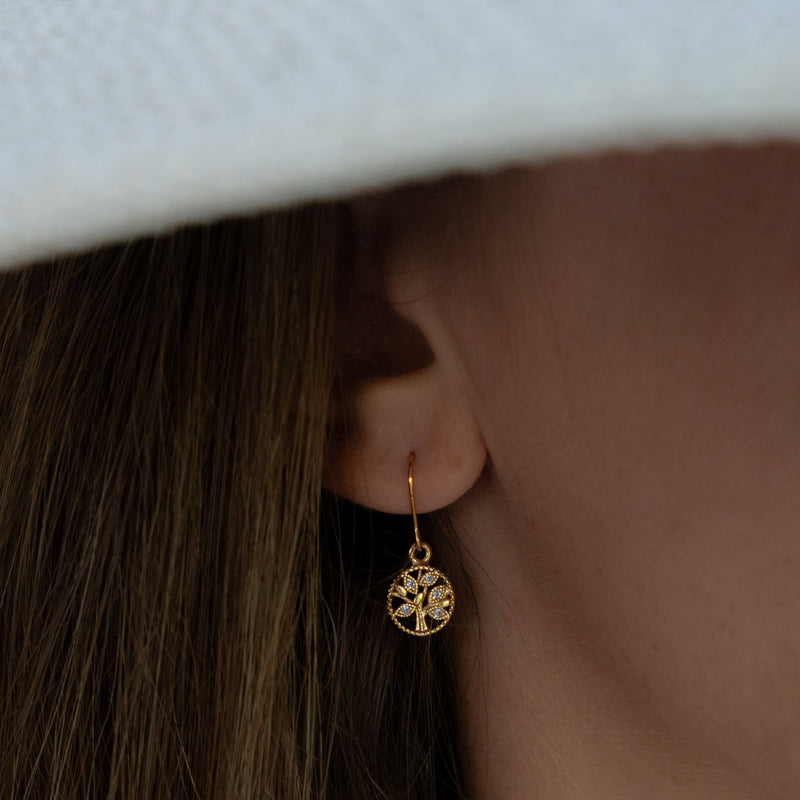 Ohrring "EVA" | 18k Gold beschichtet