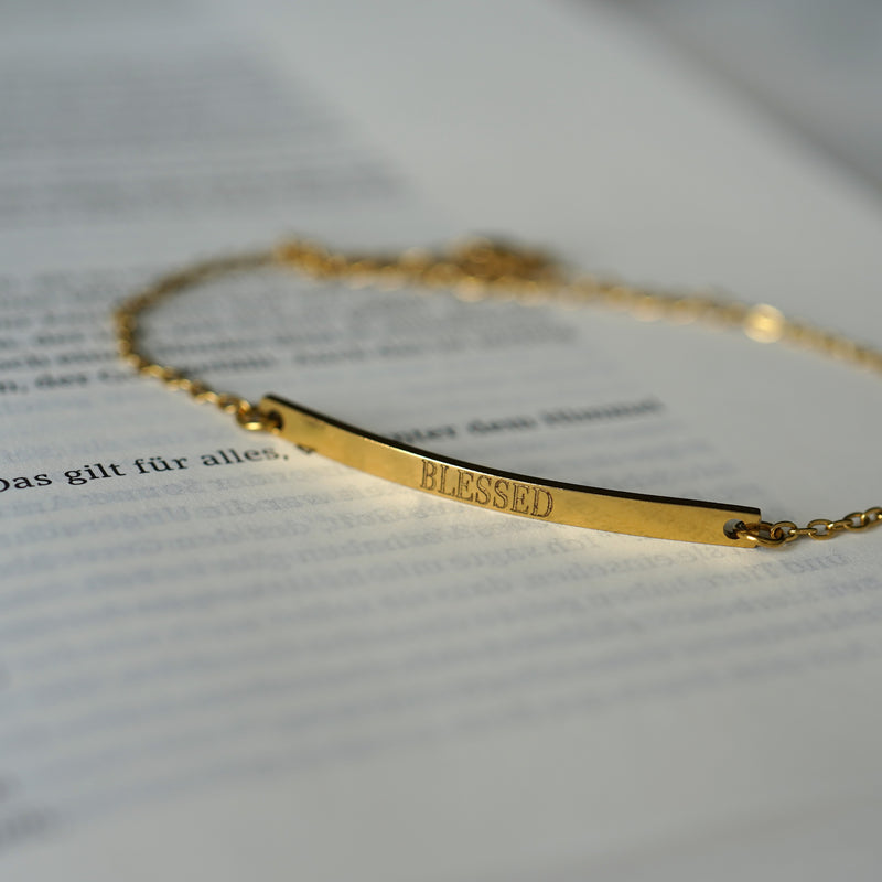 Armband "BLESSED" | 18k Gold beschichtet