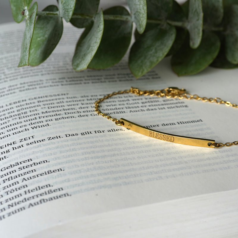 Armband "BLESSED" | 18k Gold beschichtet
