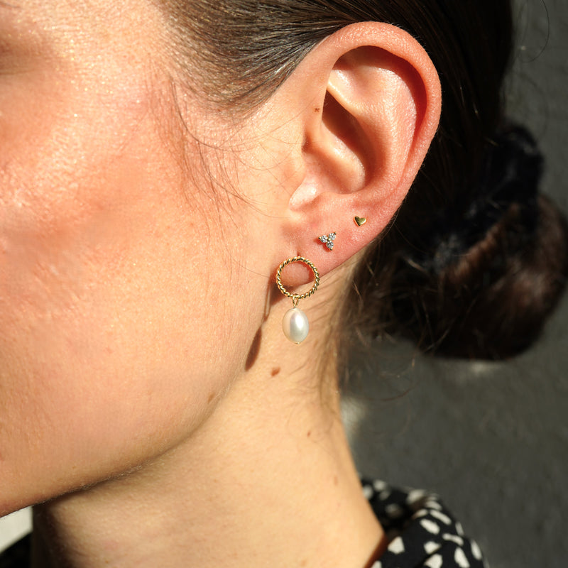 Ohrstecker "ESTHER" | 925 Sterling Silber (vergoldet)