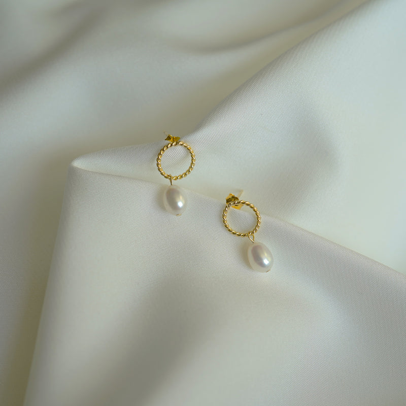Ohrstecker "ESTHER" | 925 Sterling Silber (vergoldet)