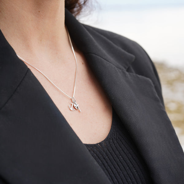 Kette "FAITH HOPE LOVE" | 925 Sterling Silber (vergoldet)