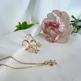 Hoop "FLEUR" | 18k Gold beschichtet