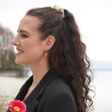 Hoop "FLEUR" | 18k Gold beschichtet