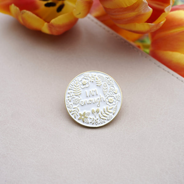 Pin "I AM ENOUGH"