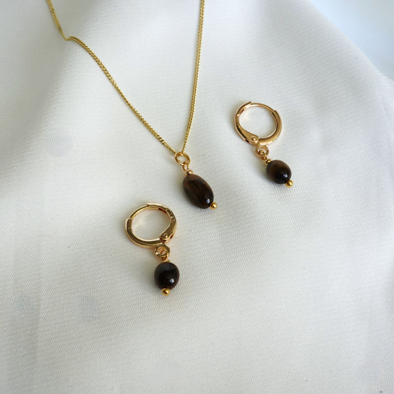 Set "TAMAR" | 925 Sterling Silber vergoldet
